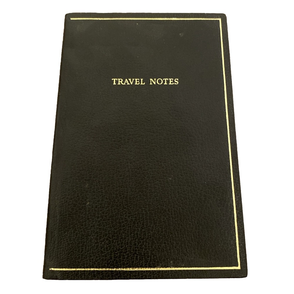 Vintage TN-6 Payne Publishers‎ Leather Bound Travel Notes Diary Journal England
